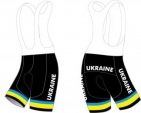 Велотруси з лямками Pro Ukraine чорний/блакитний/жовтий S